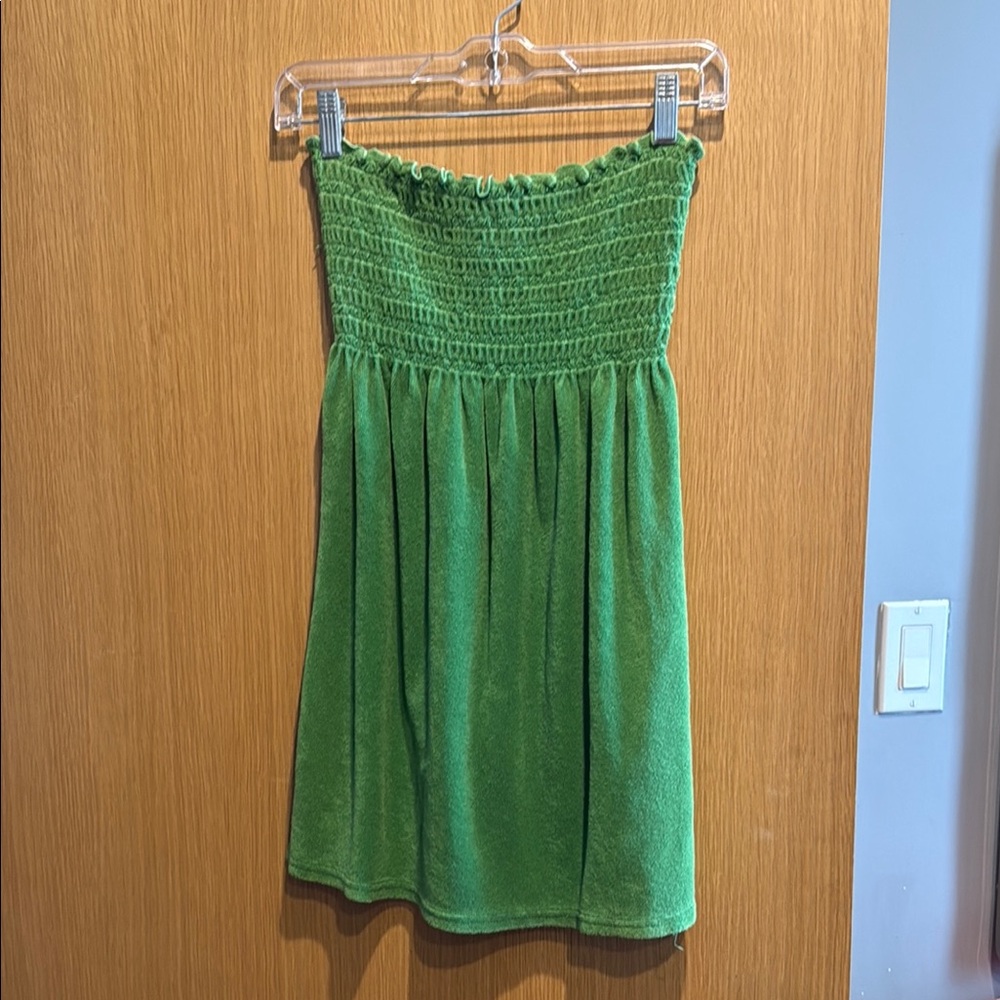 Iconic Juicy Couture Terry Green Mini Dress